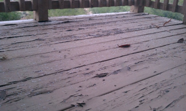Graupel on the Deck Graupel on the Deck