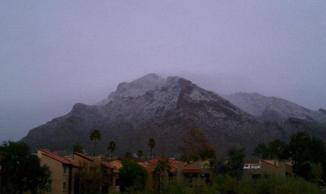 Pusch Peak as the Clouds Cleared